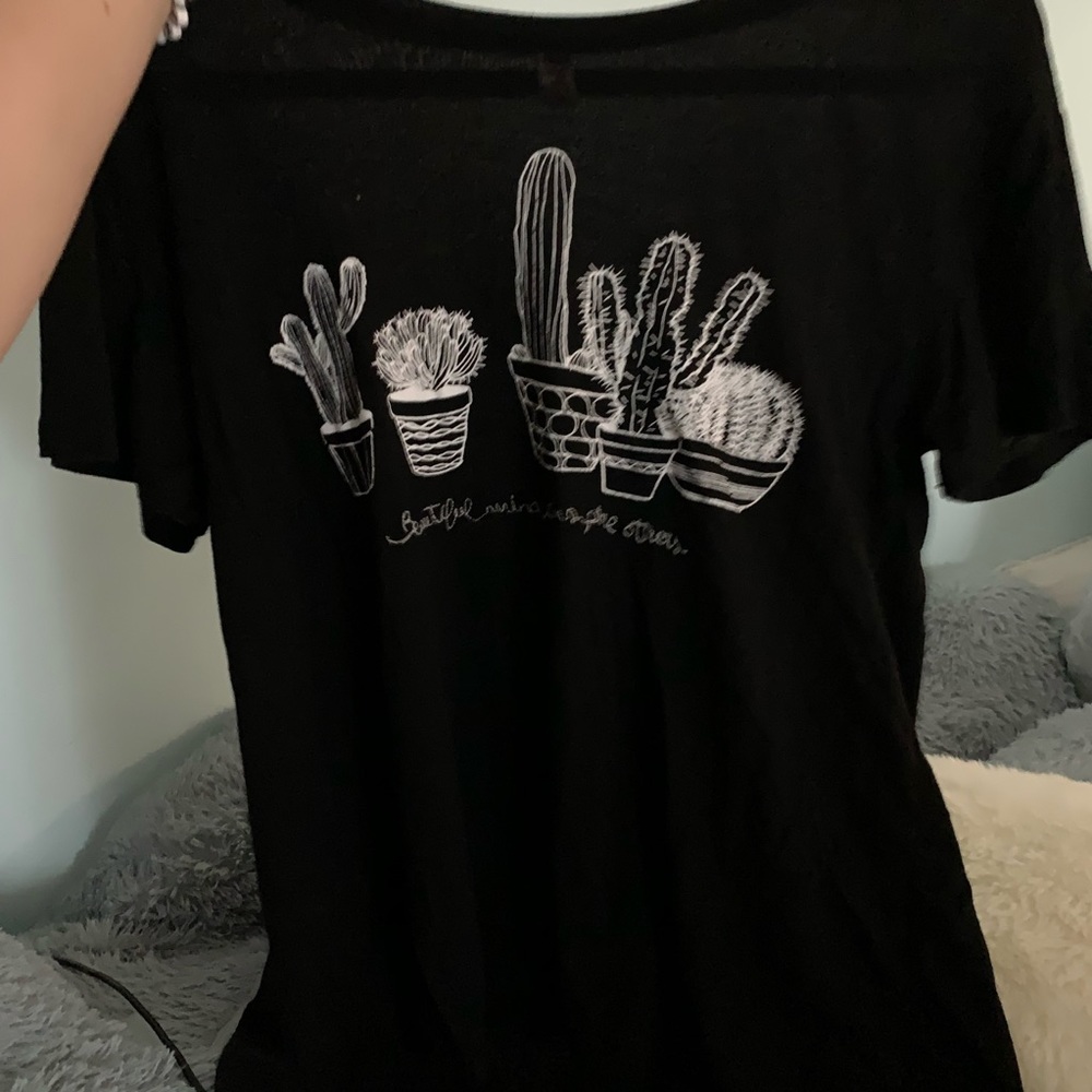 “beautiful minds inspire others” cactus t shirt.